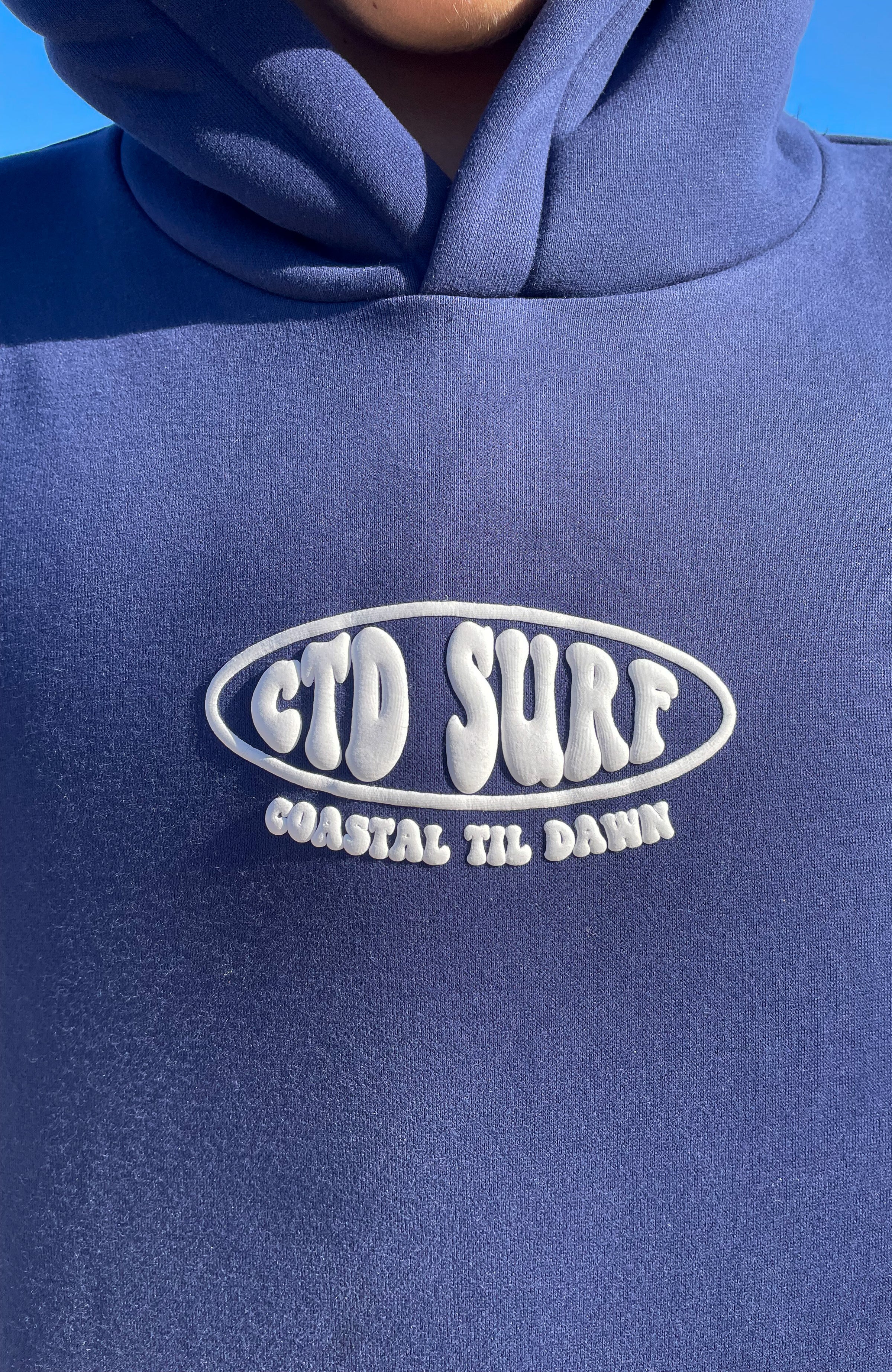 CTD Surf Navy Blue Hood | Coastal Til Dawn